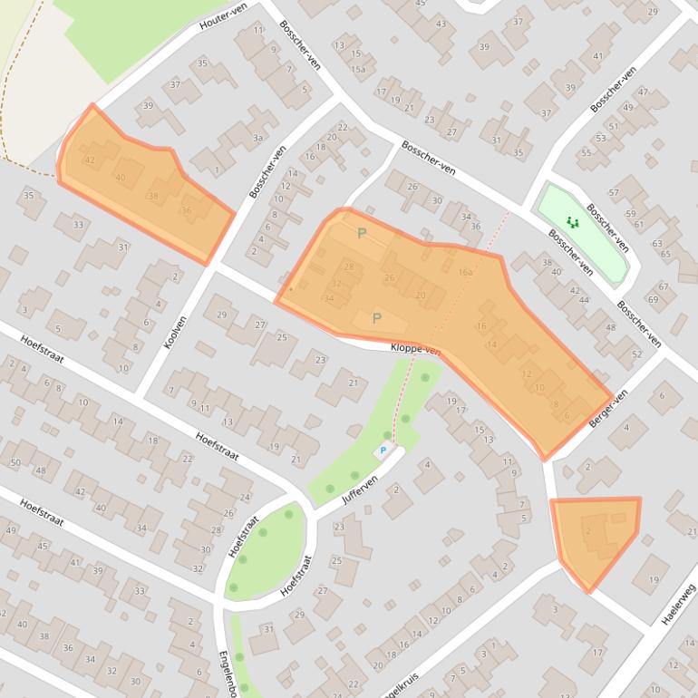 Kaart van postcodegebied 6085DN.