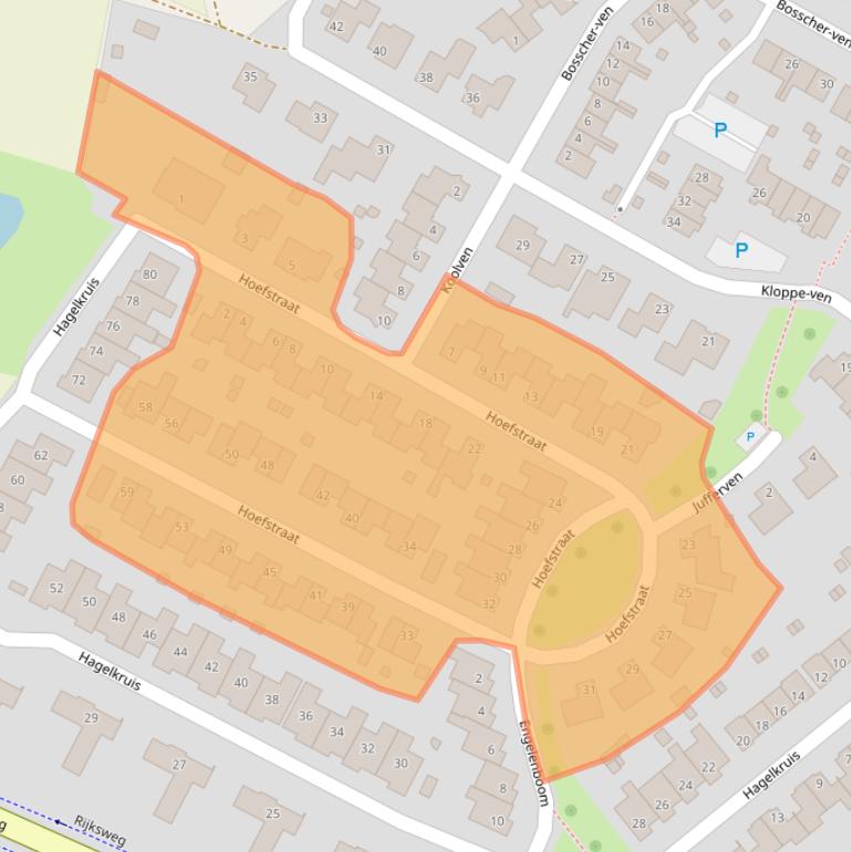 Kaart van postcodegebied 6085DT.