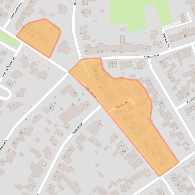 Kaart van postcodegebied 6085EH.