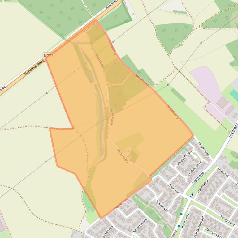 Kaart van postcodegebied 6085NJ.