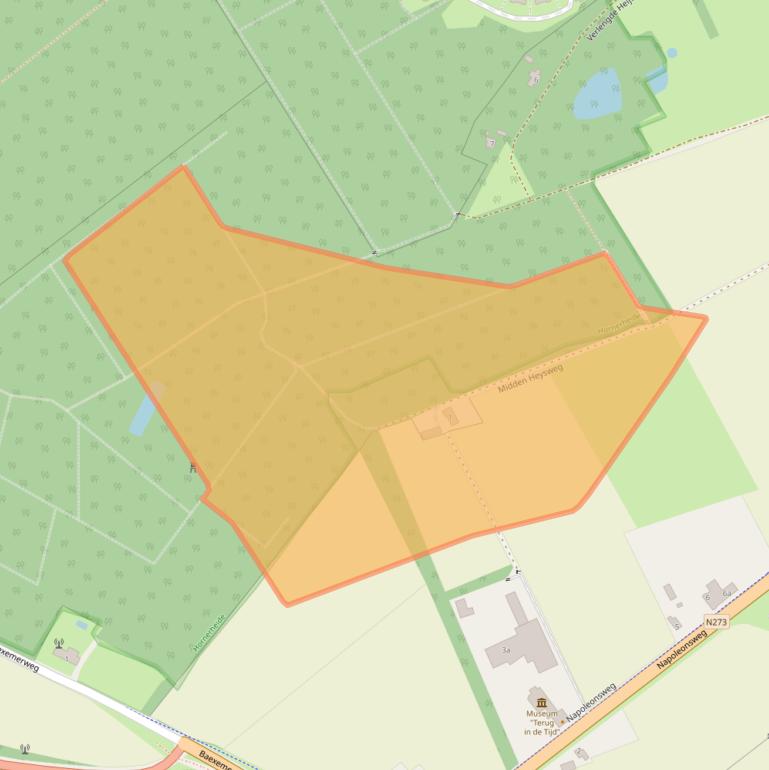 Kaart van postcodegebied 6085NW.