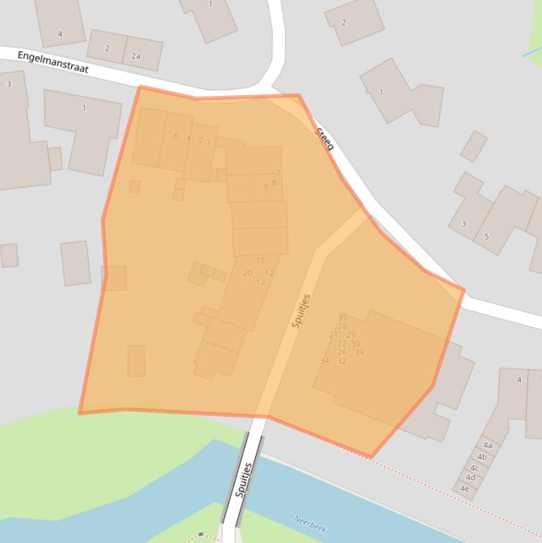 Kaart van postcodegebied 6086BZ.