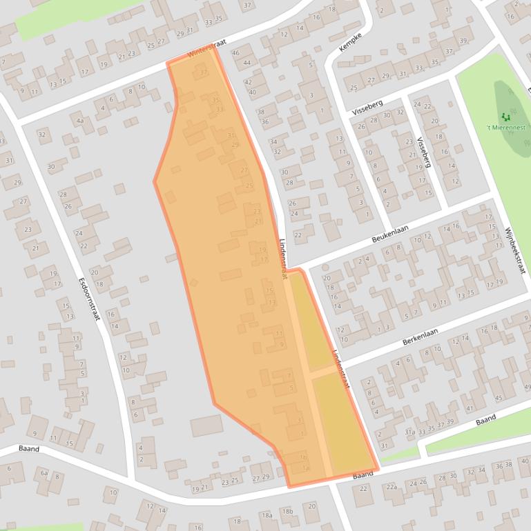 Kaart van postcodegebied 6086CL.