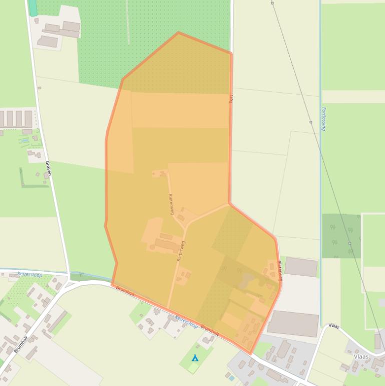 Kaart van postcodegebied 6086PT.