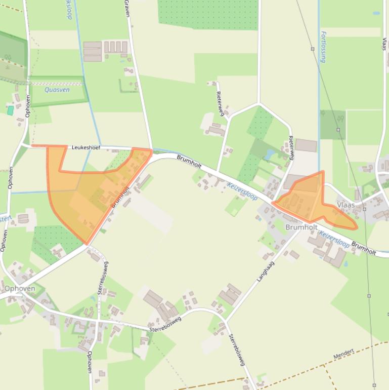 Kaart van postcodegebied 6086PW.