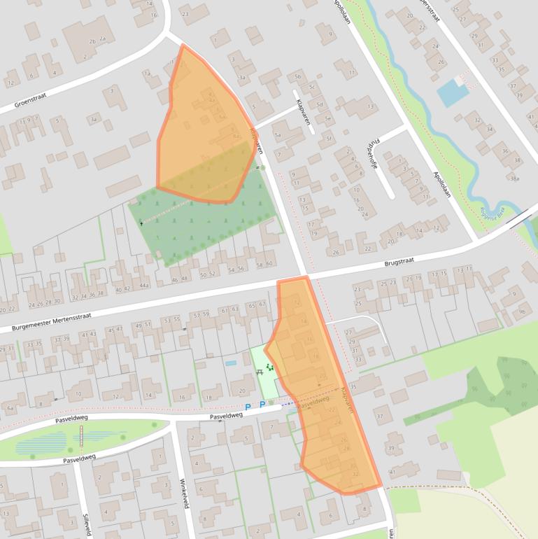 Kaart van postcodegebied 6088BX.