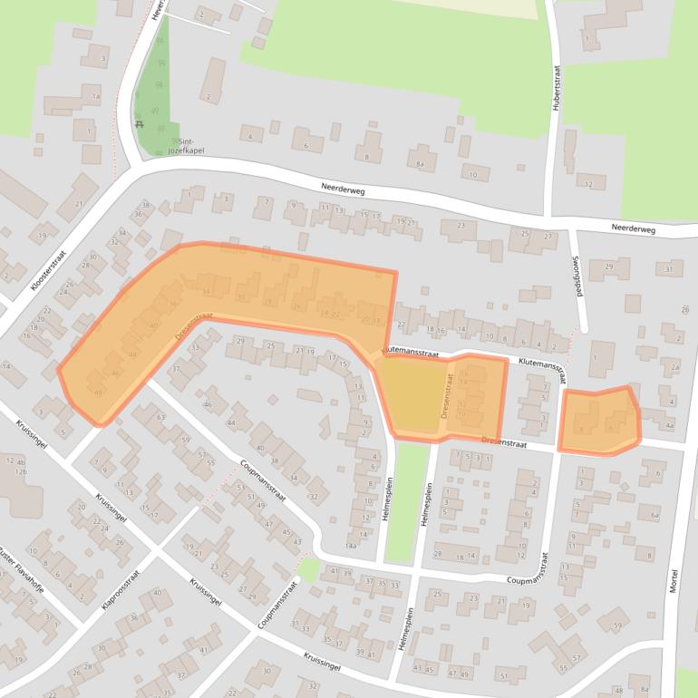 Kaart van postcodegebied 6088HC.