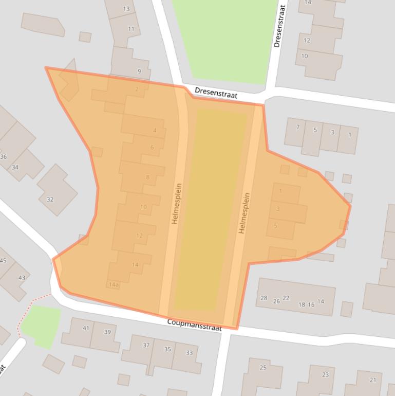 Kaart van postcodegebied 6088HK.