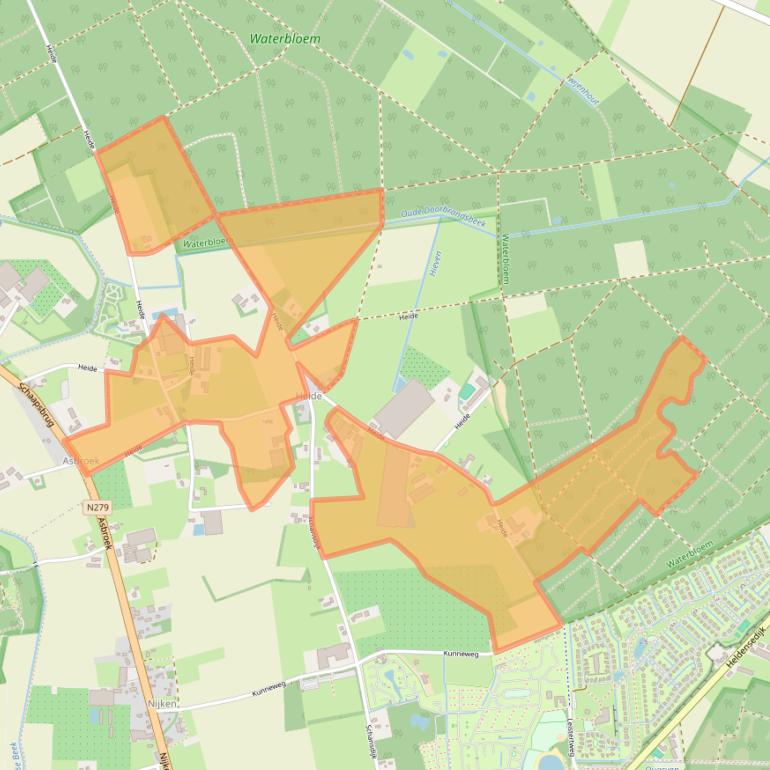 Kaart van postcodegebied 6088PC.