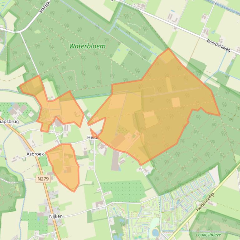 Kaart van postcodegebied 6088PD.