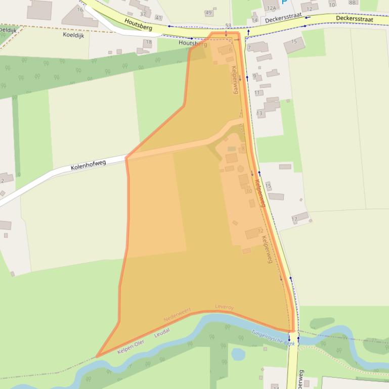 Kaart van postcodegebied 6091NE.