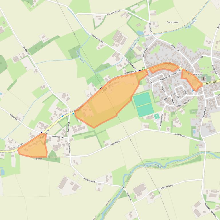 Kaart van postcodegebied 6091NJ.