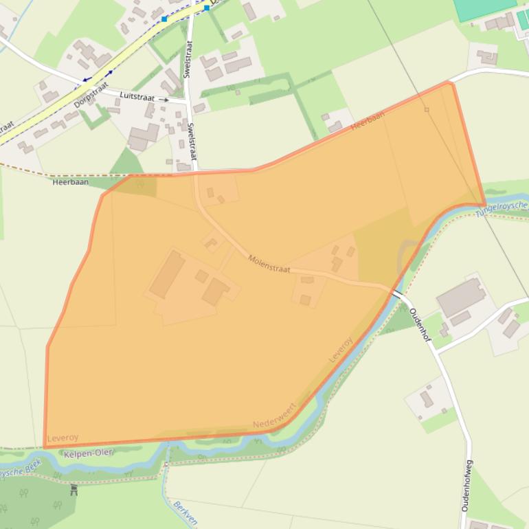 Kaart van postcodegebied 6091NM.