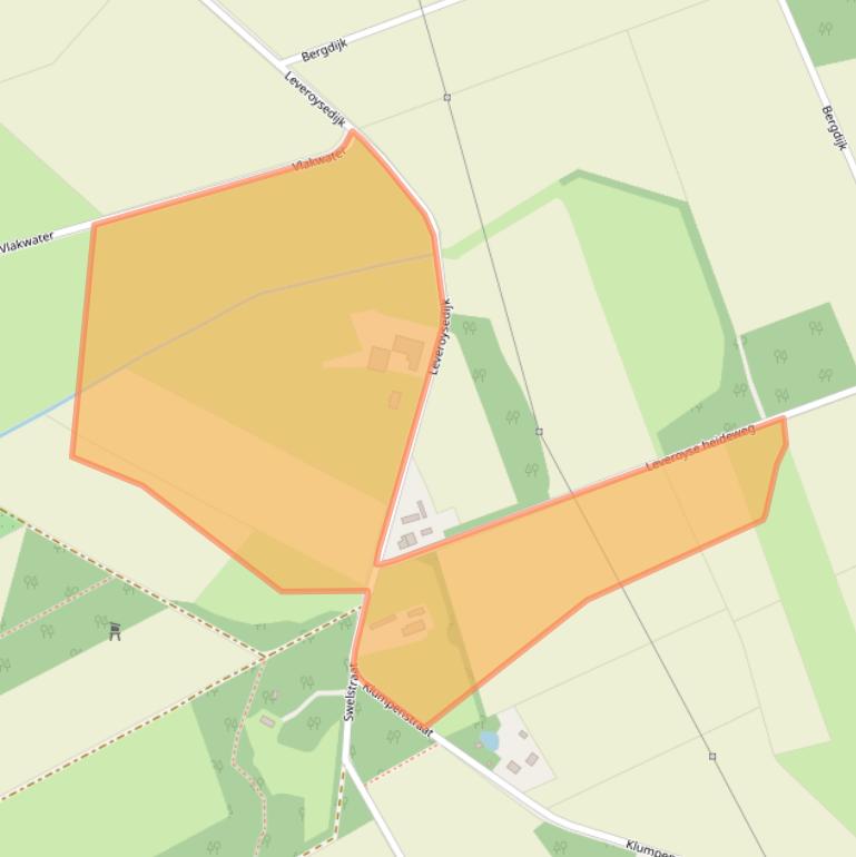 Kaart van postcodegebied 6091NV.