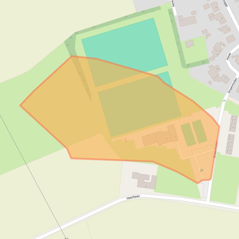 Kaart van postcodegebied 6091PN.