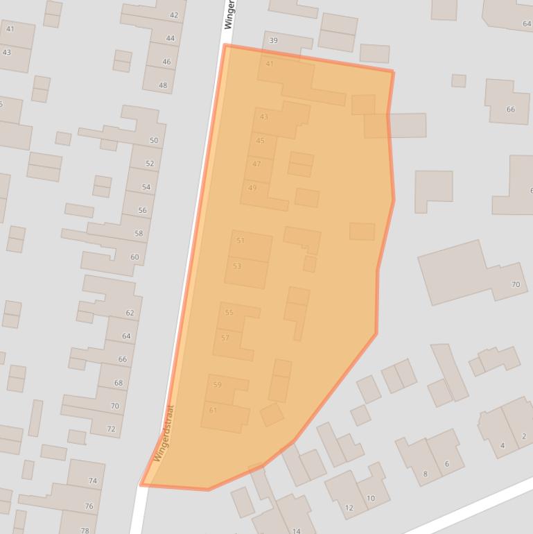 Kaart van postcodegebied 6093AH.