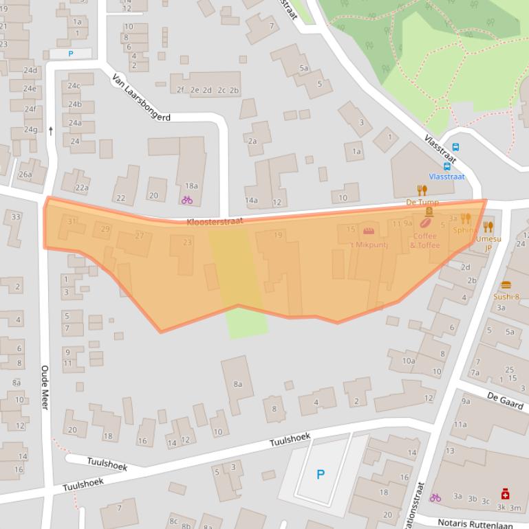 Kaart van postcodegebied 6093CT.