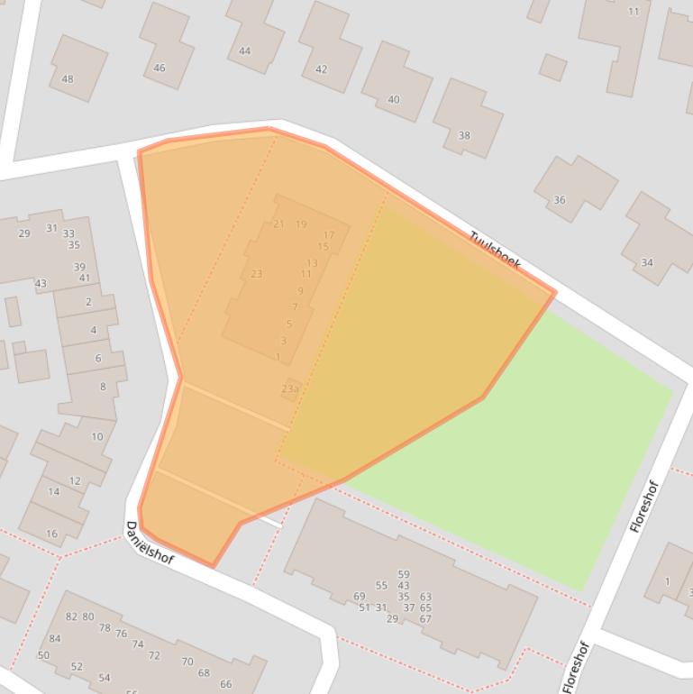 Kaart van postcodegebied 6093DR.