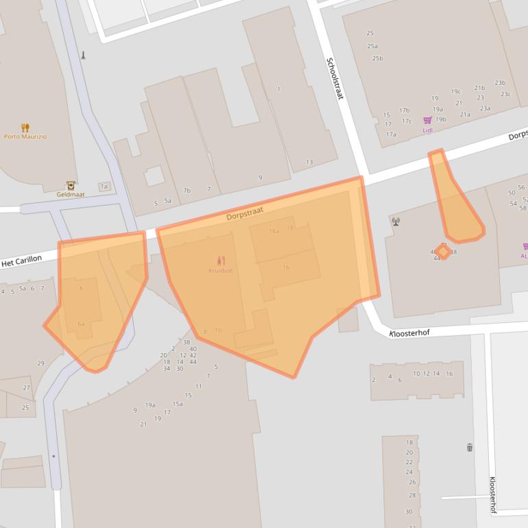 Kaart van postcodegebied 6093EC.