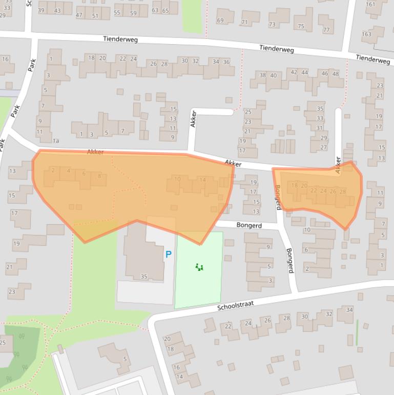 Kaart van postcodegebied 6093EJ.