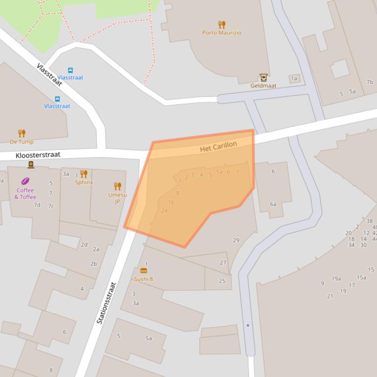 Kaart van postcodegebied 6093EZ.