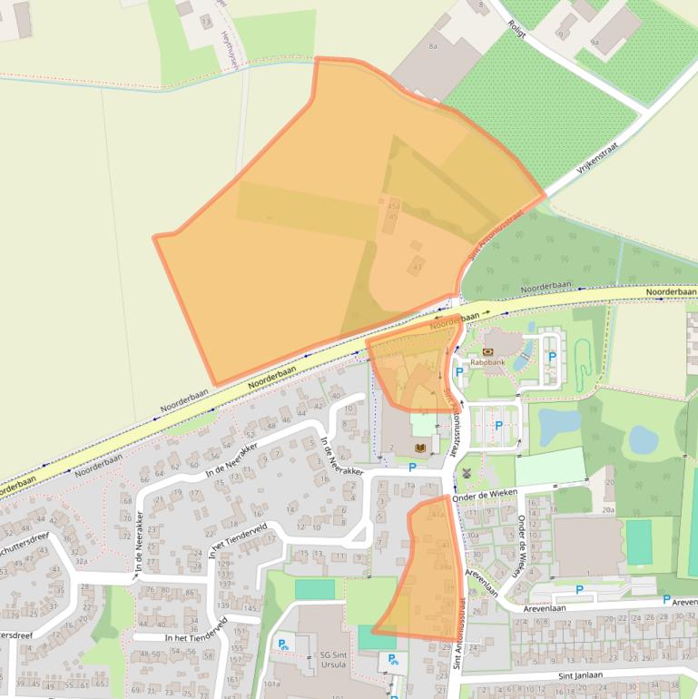 Kaart van postcodegebied 6093GB.