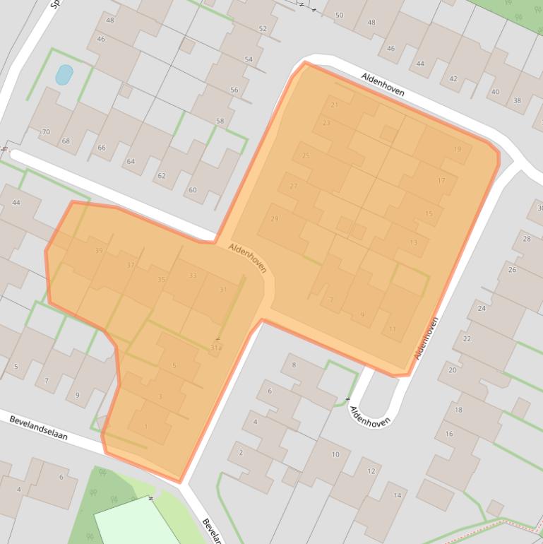 Kaart van postcodegebied 6093HA.
