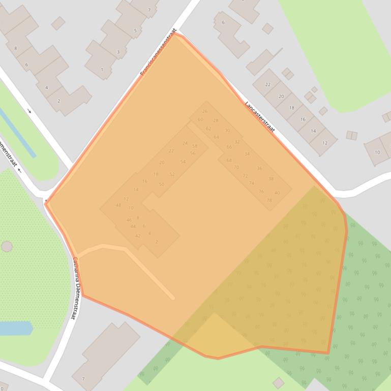 Kaart van postcodegebied 6093KC.