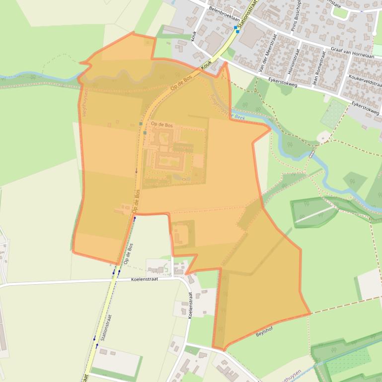 Kaart van postcodegebied 6093NC.