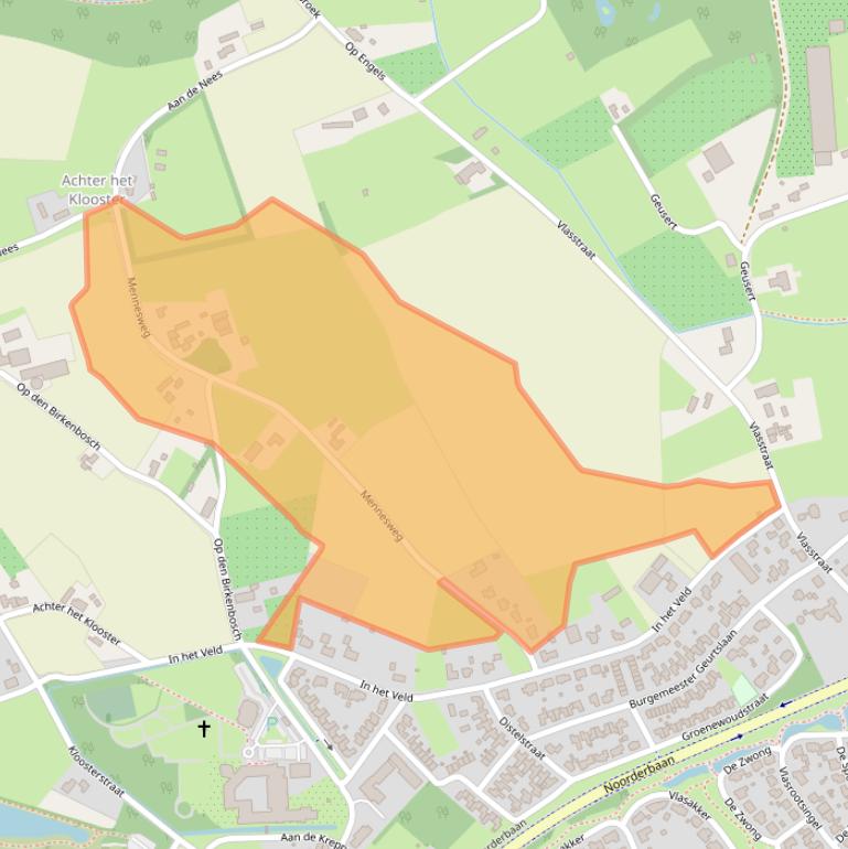 Kaart van postcodegebied 6093NJ.