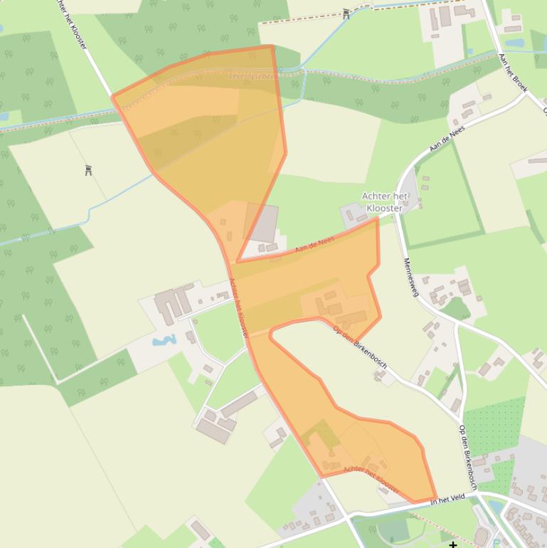 Kaart van postcodegebied 6093NM.