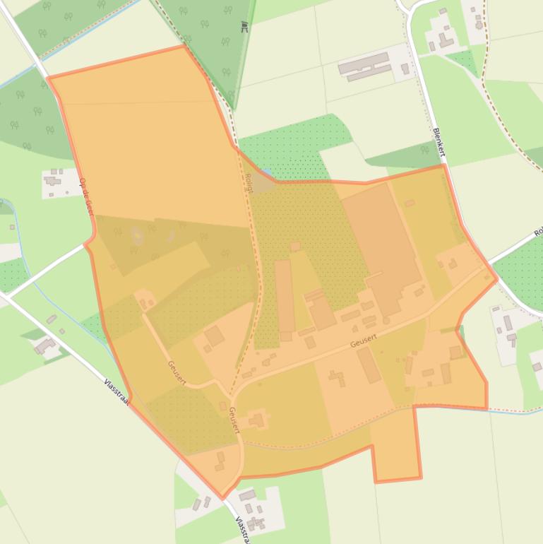 Kaart van postcodegebied 6093NR.