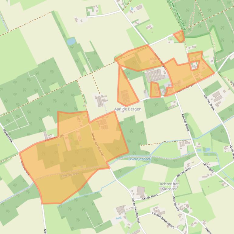 Kaart van postcodegebied 6093NX.