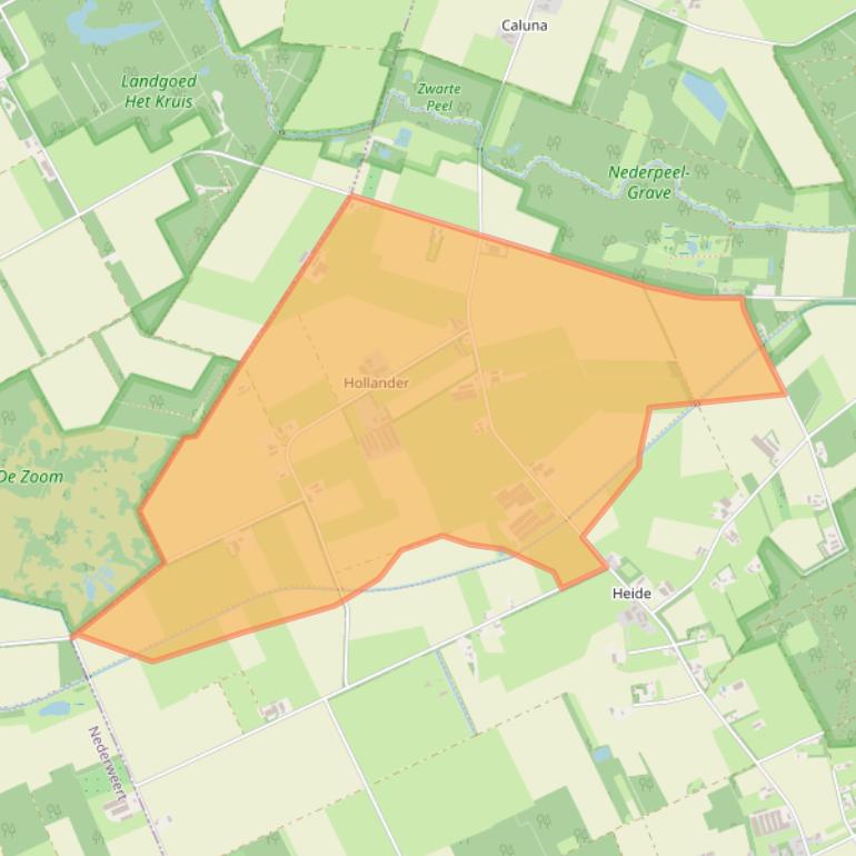 Kaart van postcodegebied 6093PC.