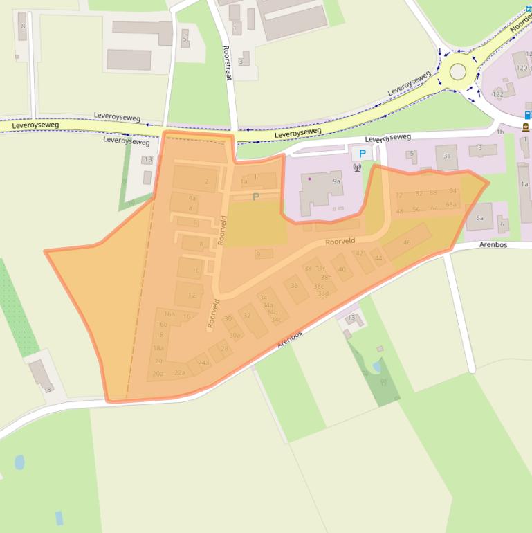 Kaart van postcodegebied 6093PL.