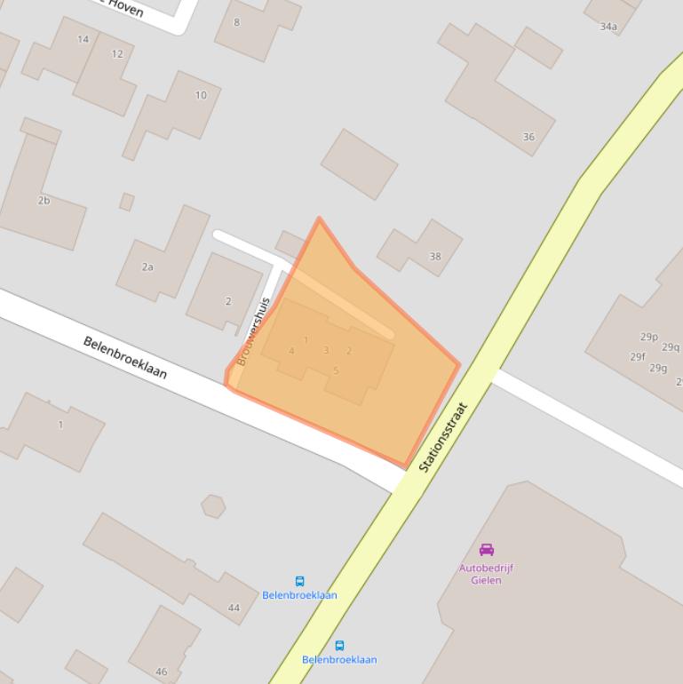 Kaart van postcodegebied 6093WD.