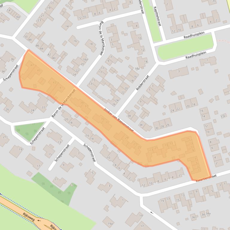 Kaart van postcodegebied 6095AS.