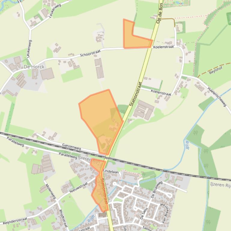 Kaart van postcodegebied 6095BR.