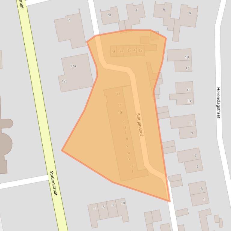 Kaart van postcodegebied 6095CE.