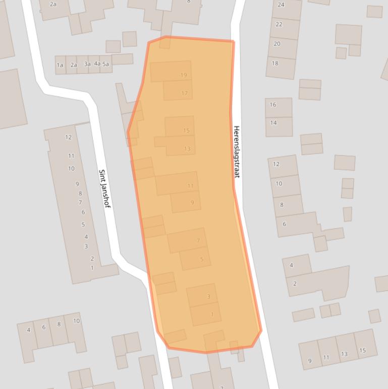 Kaart van postcodegebied 6095CG.