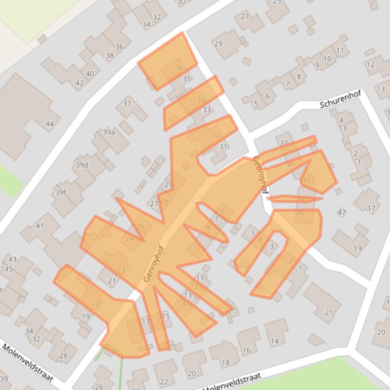 Kaart van postcodegebied 6095ED.