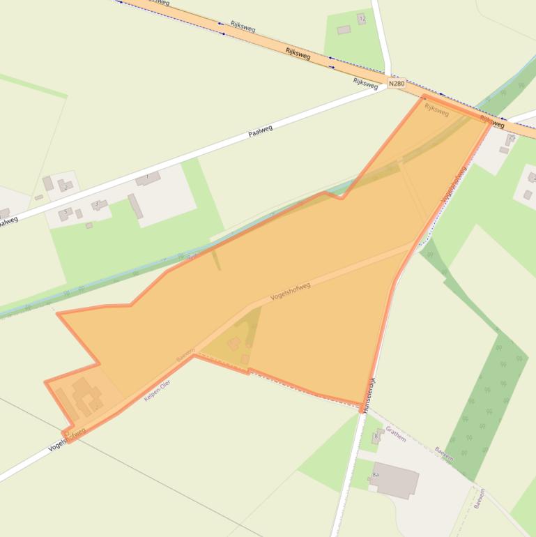 Kaart van postcodegebied 6095NG.