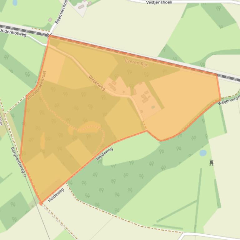 Kaart van postcodegebied 6095NP.