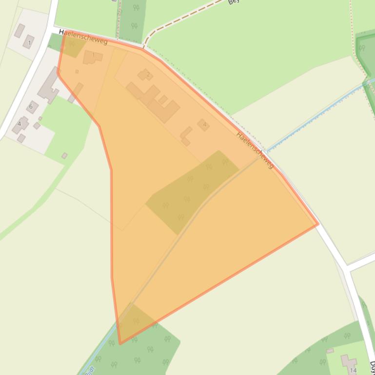 Kaart van postcodegebied 6095PC.