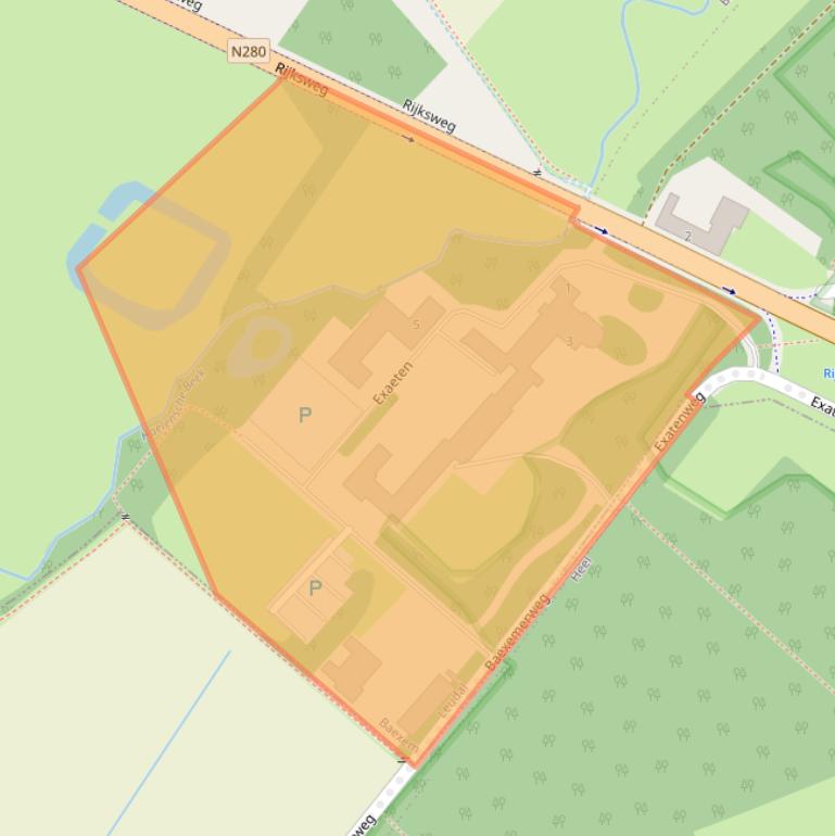 Kaart van postcodegebied 6095PD.