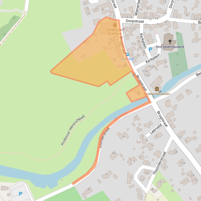 Kaart van postcodegebied 6096AC.