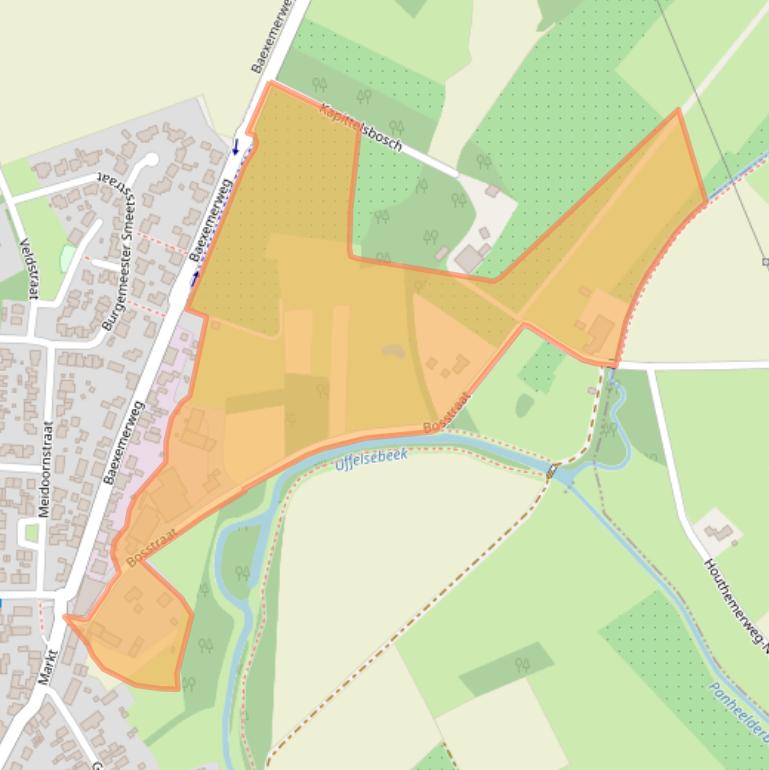 Kaart van postcodegebied 6096AM.