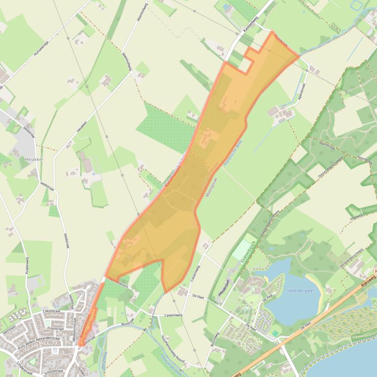 Kaart van postcodegebied 6096AP.