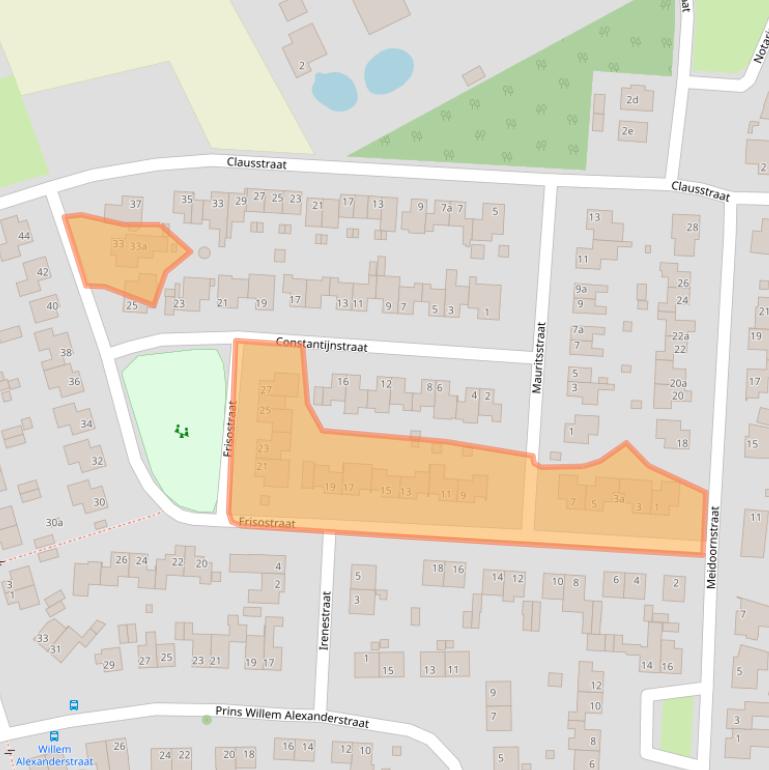 Kaart van postcodegebied 6096BH.