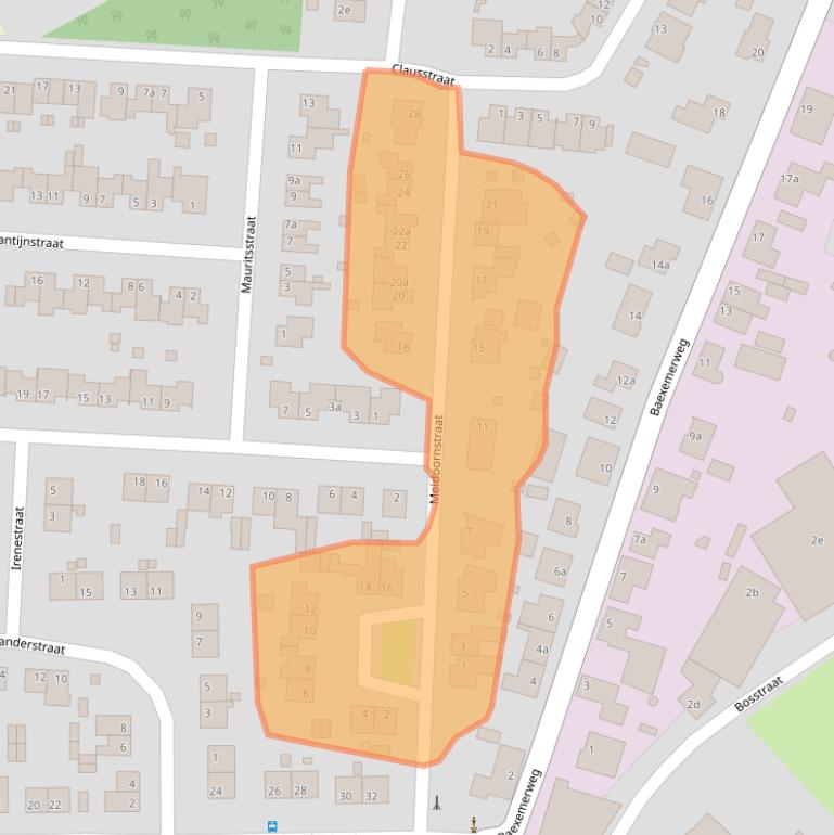 Kaart van postcodegebied 6096BK.